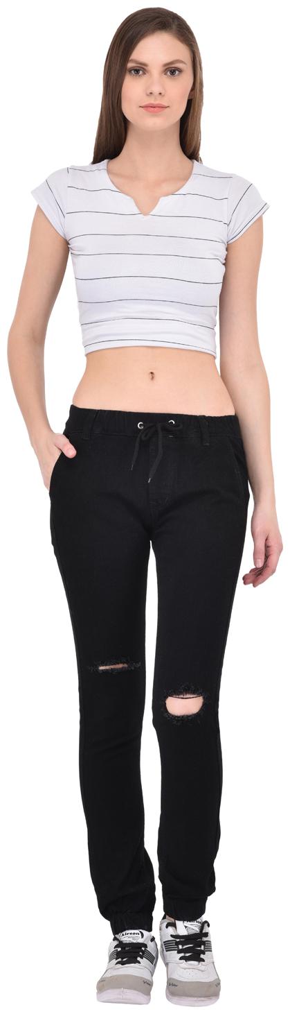 

Ansh Fashion Wear Women Black Straight fit Jeans