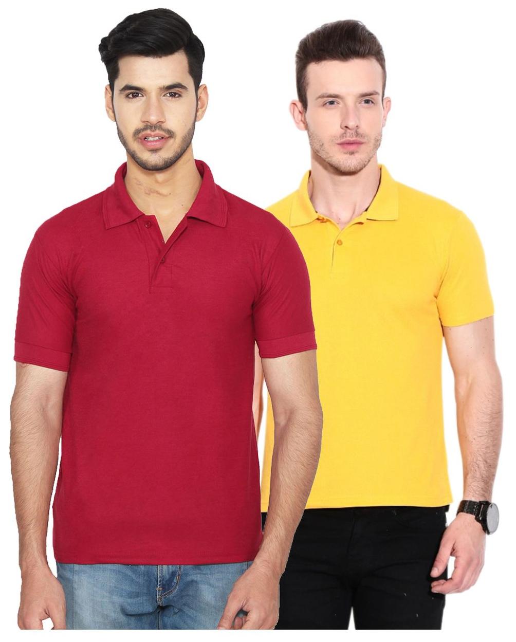 

Ansh Fashion Wear Men Maroon Regular fit Cotton Polo collar T-Shirt - Pack Of 1