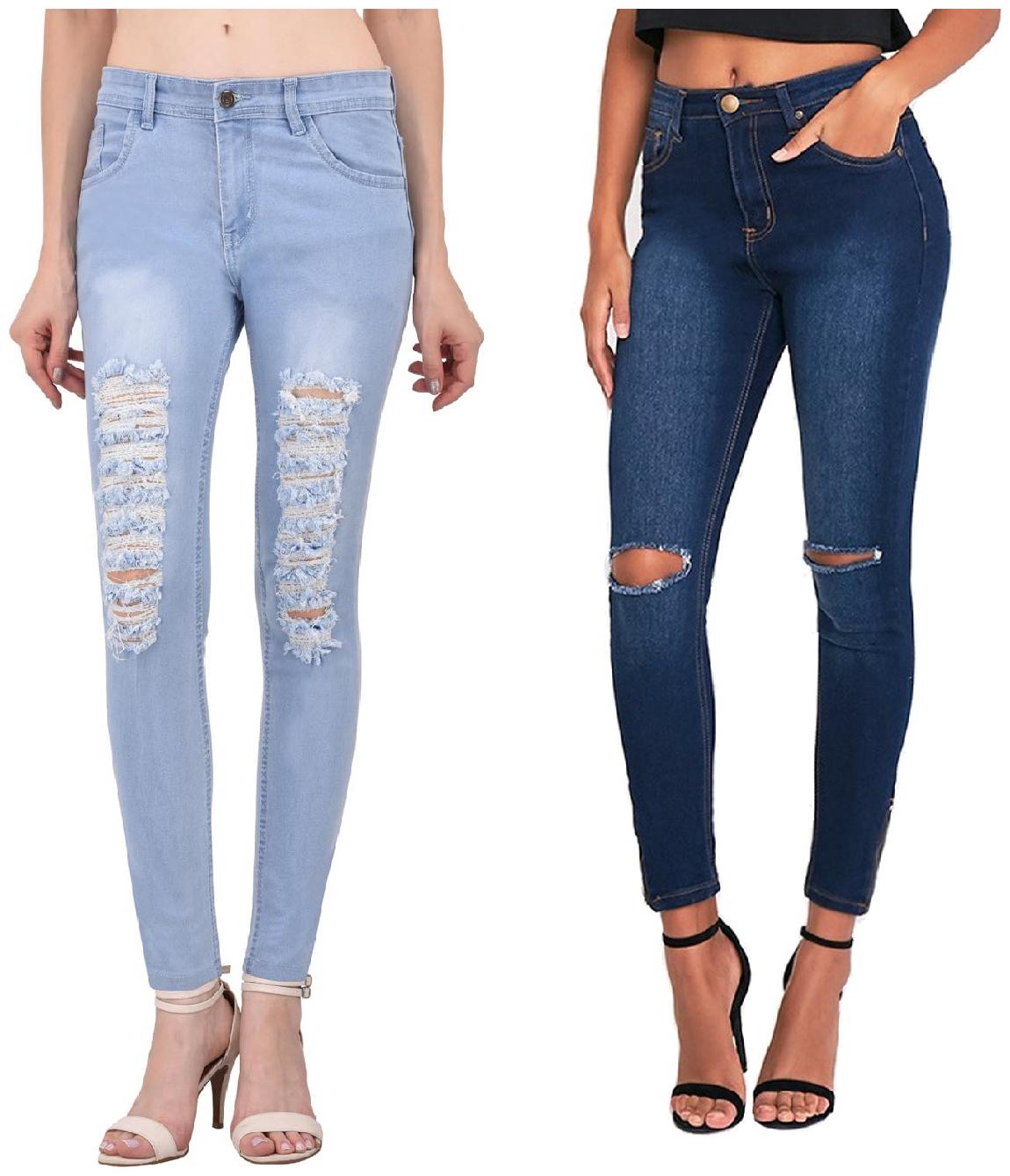 

Ansh Fashion Wear Women Blue Straight fit Jeans