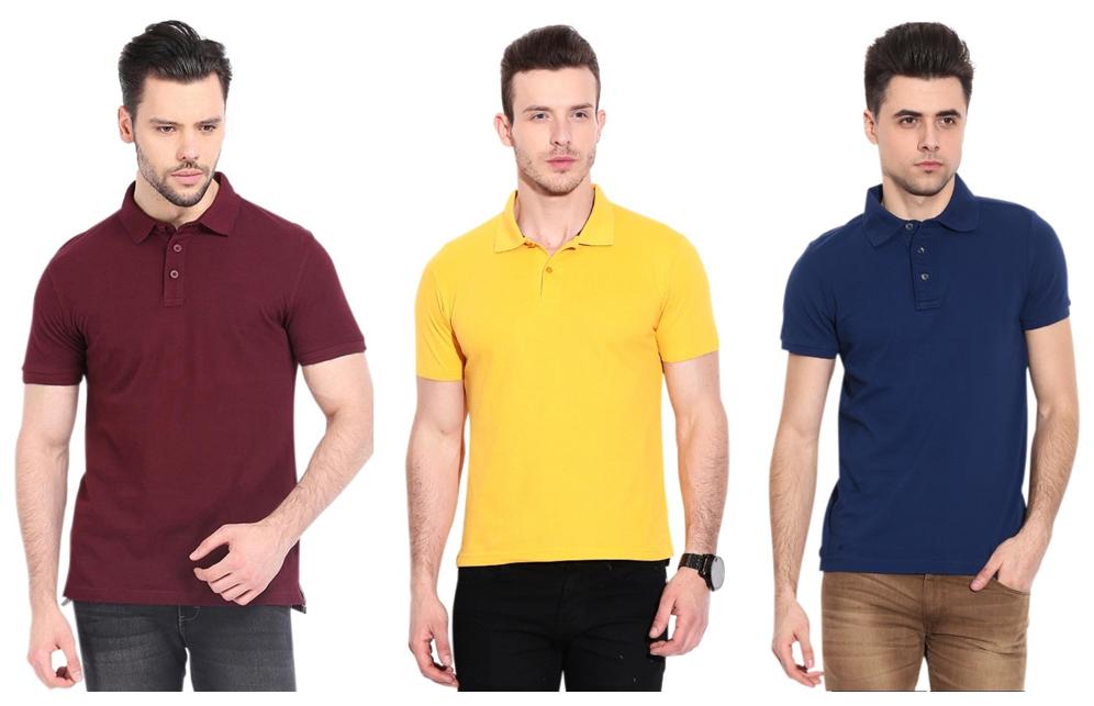 

Ansh Fashion Wear Men Maroon Regular fit Cotton Polo collar T-Shirt - Pack Of 3