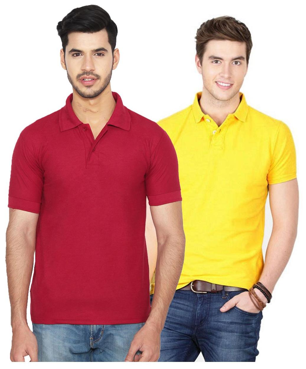 

Ansh Fashion Wear Men Maroon Regular fit Cotton Polo collar T-Shirt - Pack Of 1