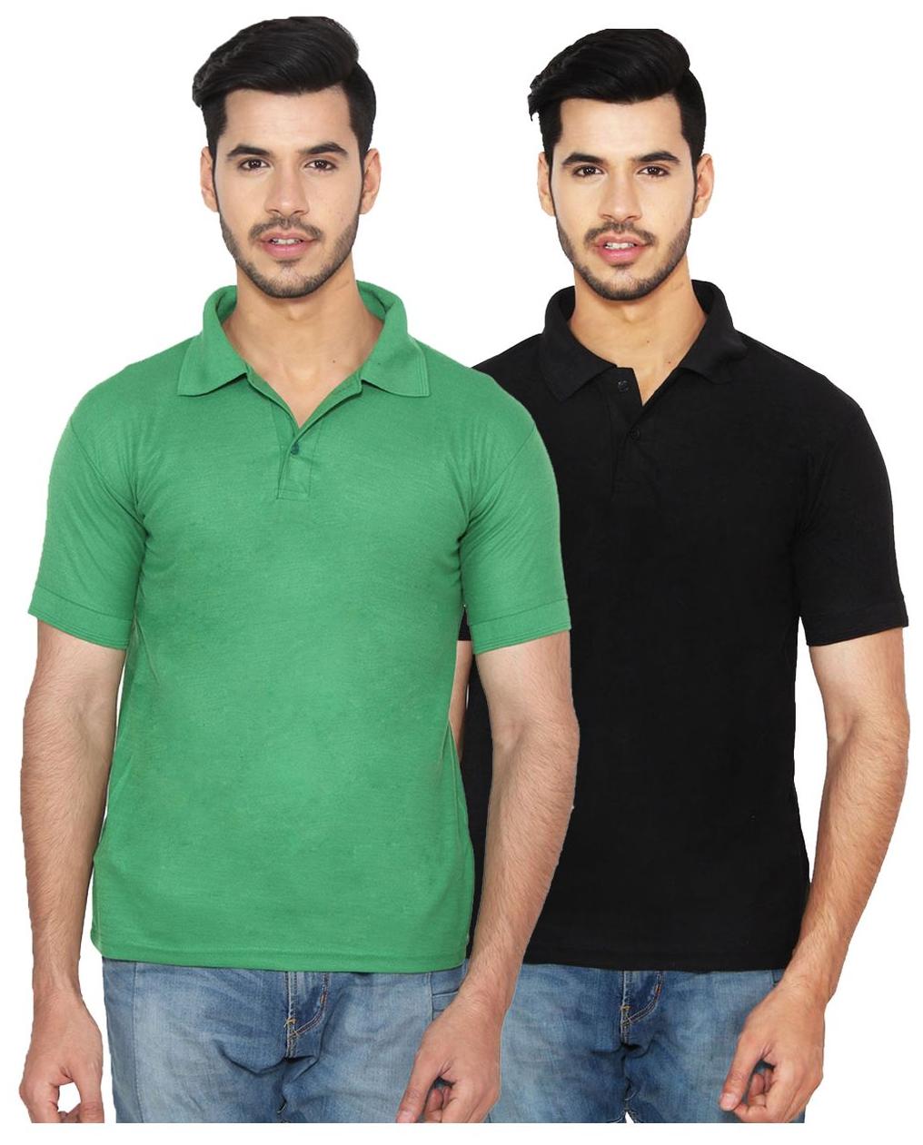 

Ansh Fashion Wear Men Multi Regular fit Cotton Polo collar T-Shirt - Pack Of 1