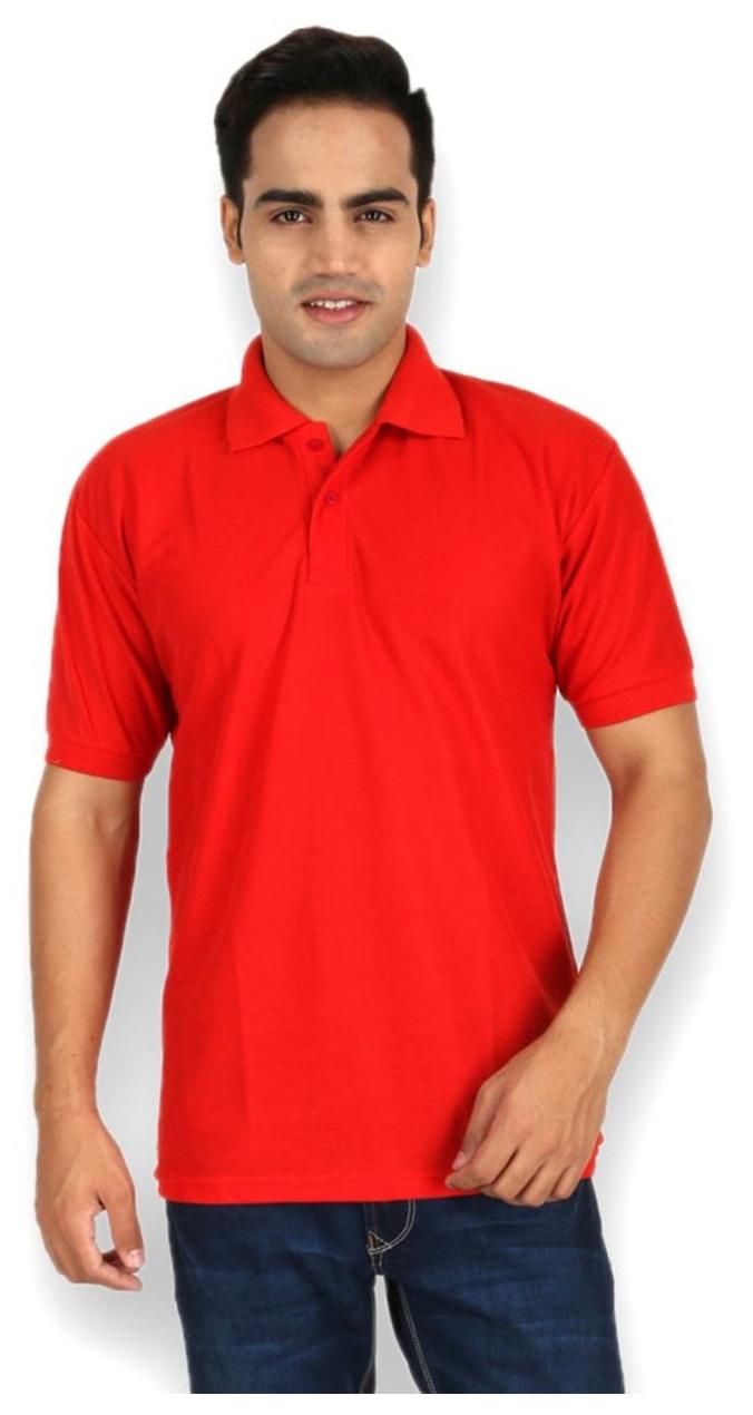 

Ansh Fashion Wear Men Red Regular fit Cotton Polo collar T-Shirt - Pack Of 1