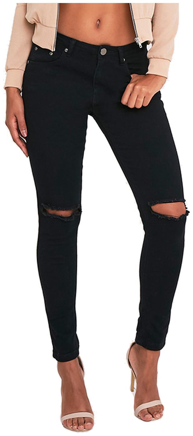 

Ansh Fashion Wear Women Black Straight fit Jeans