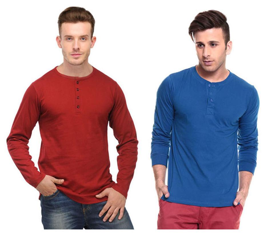 

Ansh Fashion Wear Men Red Regular fit Cotton Round neck T-Shirt - Pack Of 2