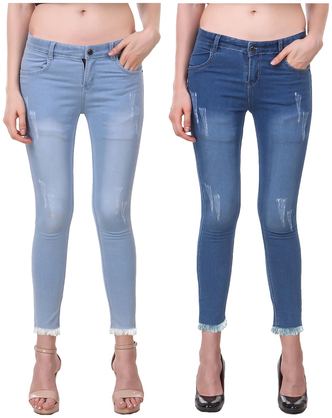 

Ansh Fashion Wear Women Blue Straight fit Jeans