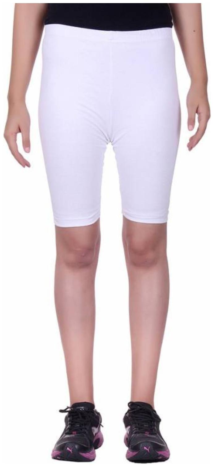 

Ansh Fashion Wear Women Solid Sport shorts - White