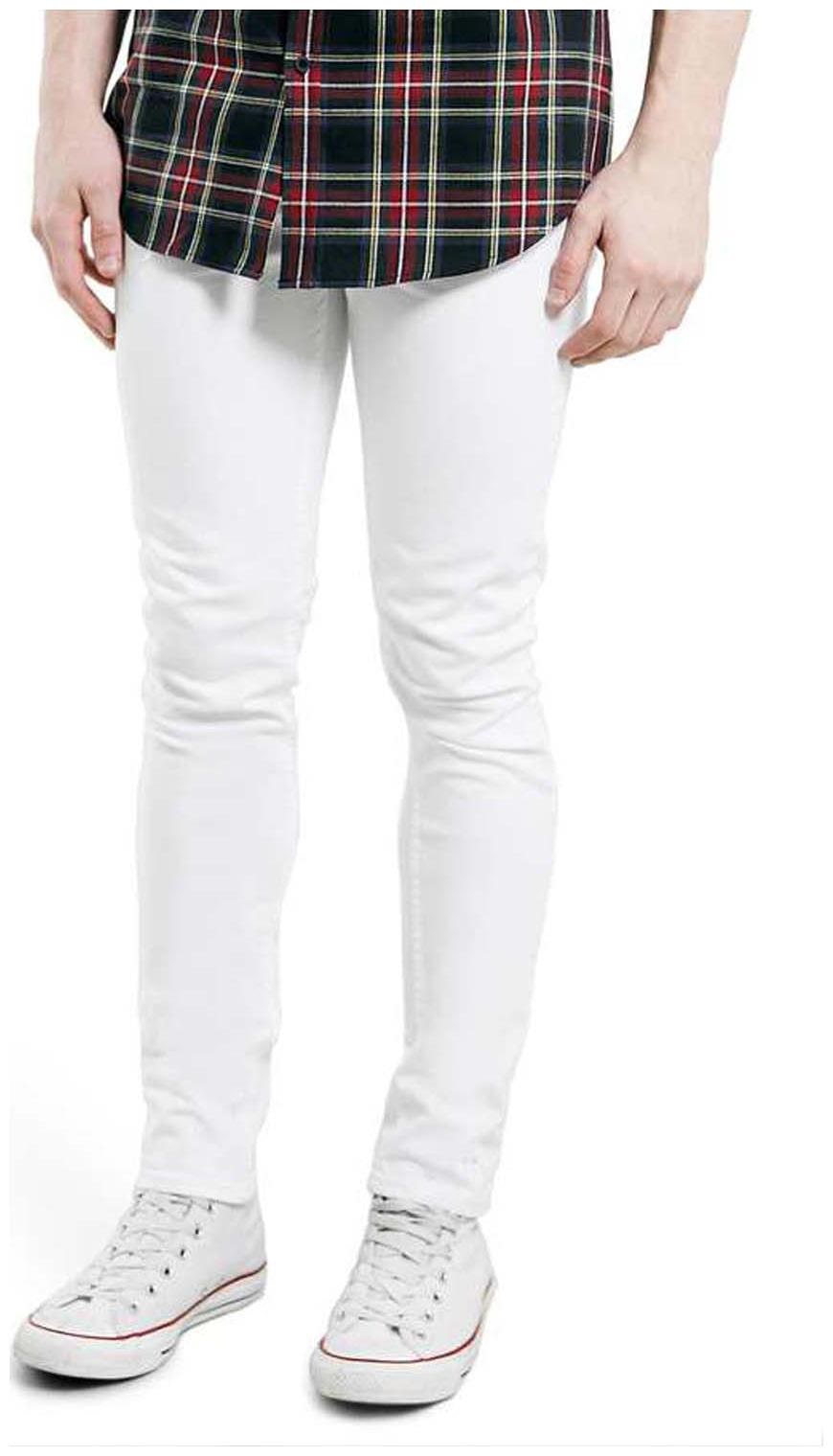 

Ansh Fashion Wear Men White Regular Fit Jeans