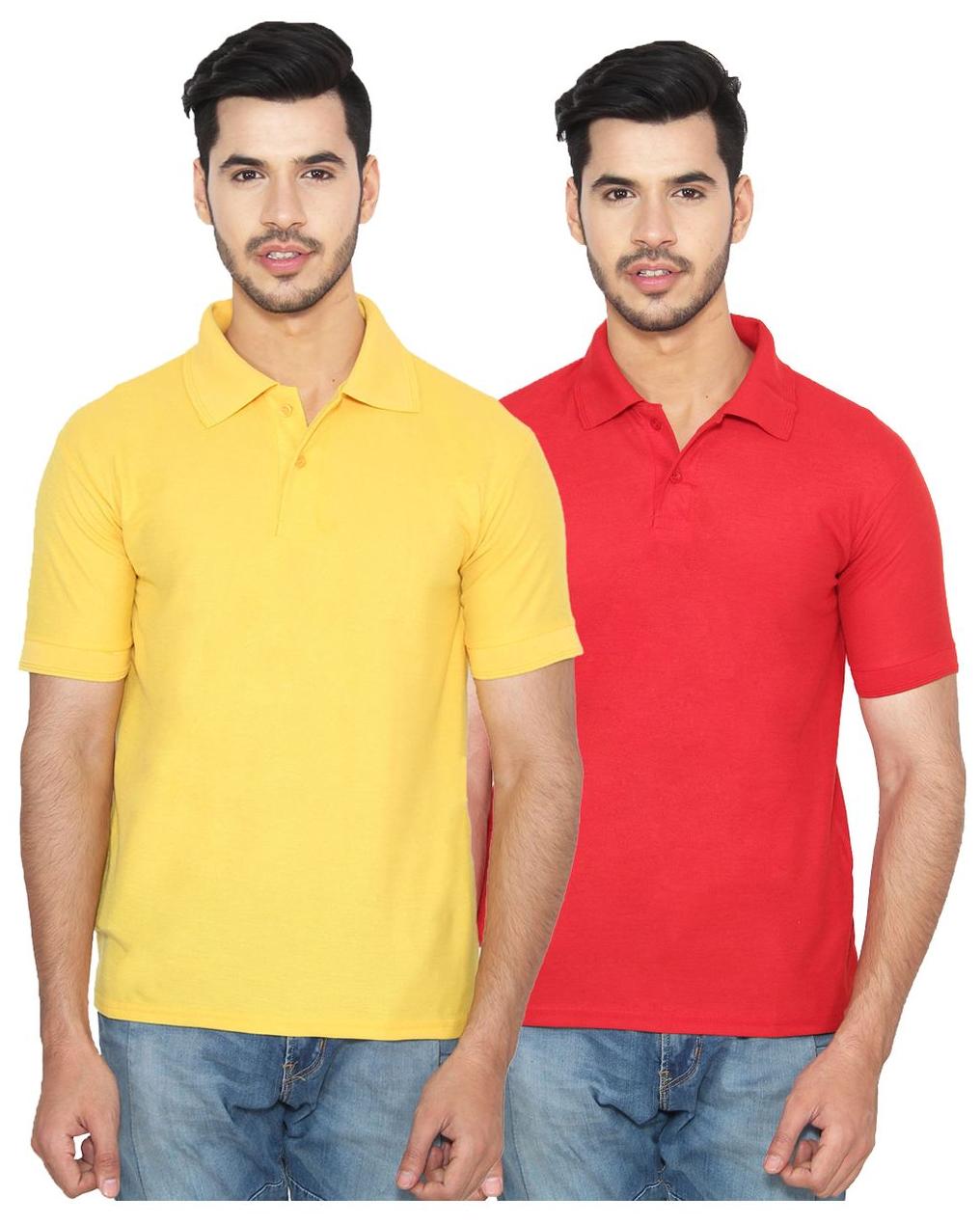 

Ansh Fashion Wear Men Multi Regular fit Cotton Polo collar T-Shirt - Pack Of 1