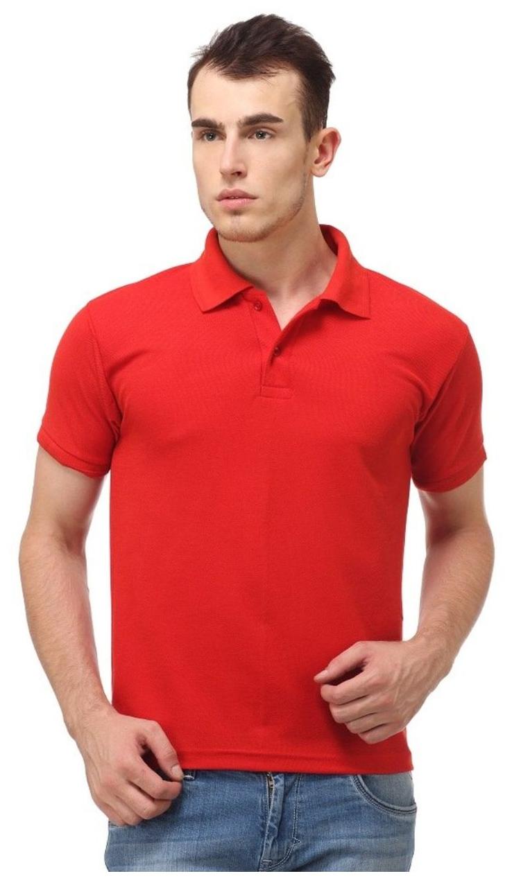 

Ansh Fashion Wear Men Red Regular fit Cotton Polo collar T-Shirt - Pack Of 1