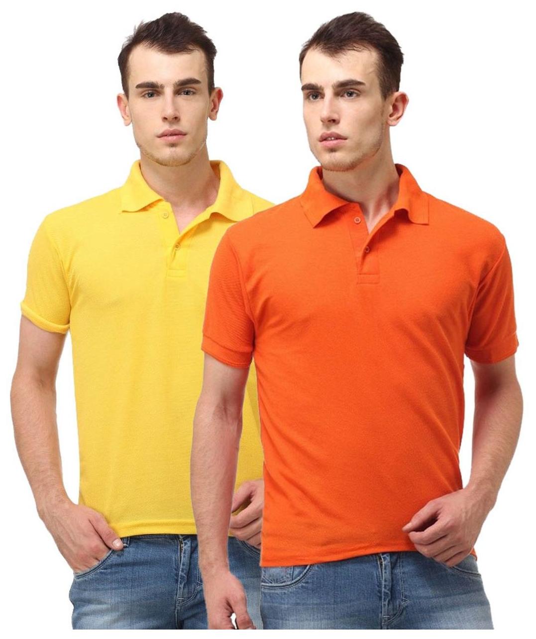 

Ansh Fashion Wear Men Multi Regular fit Cotton Polo collar T-Shirt - Pack Of 2