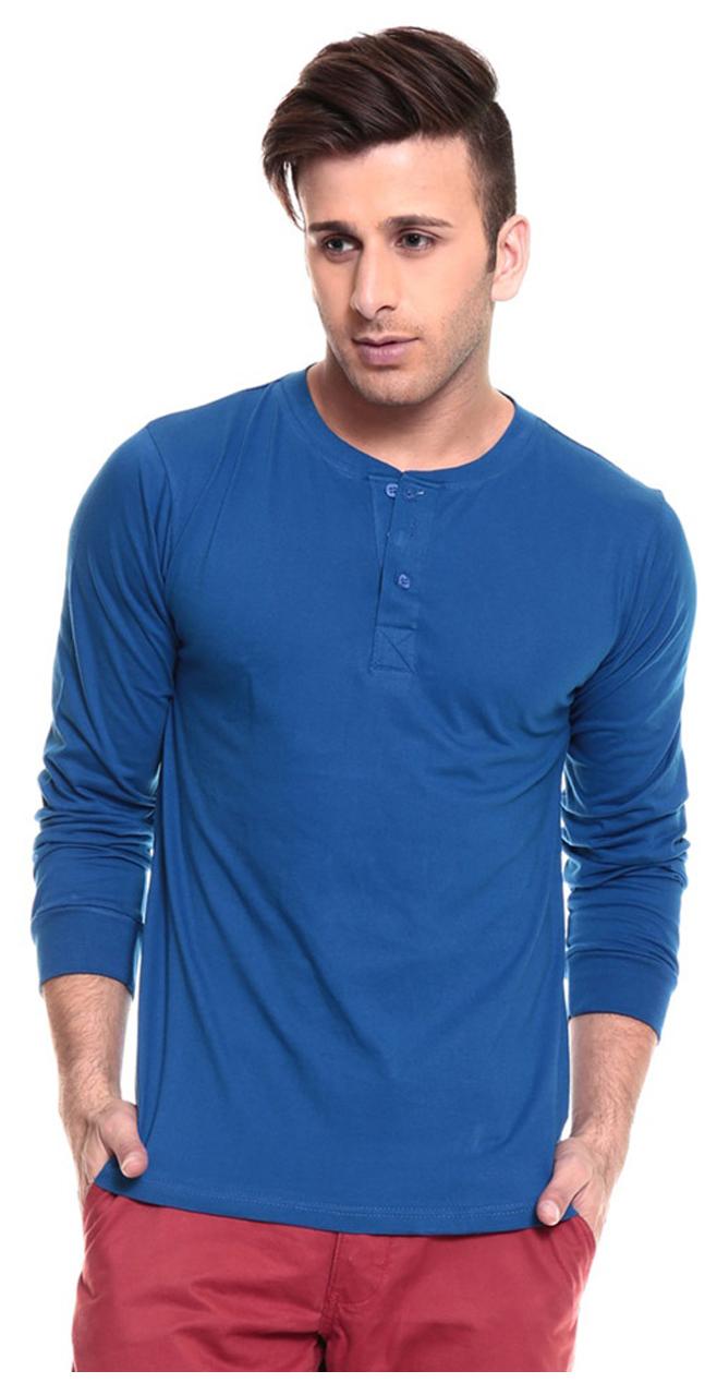 

Ansh Fashion Wear Men Blue Regular fit Cotton Round neck T-Shirt - Pack Of 1