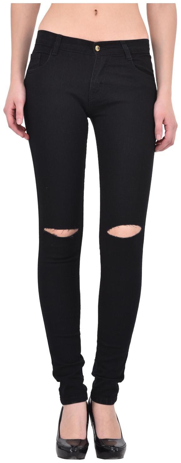 

Ansh Fashion Wear Women Black Straight fit Jeans