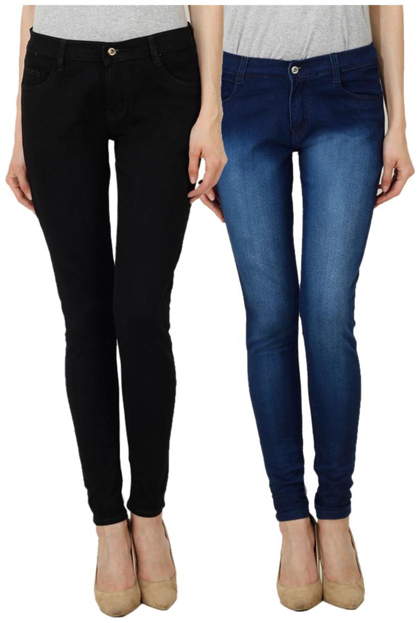 

Ansh Fashion Wear Women Black Straight fit Jeans