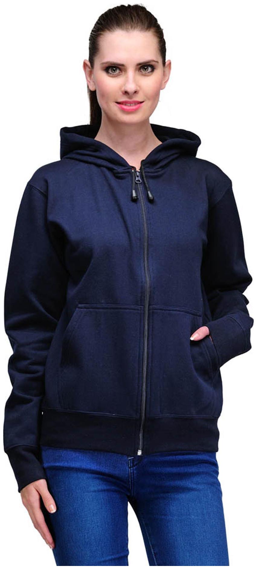 

Ansh Fashion Wear Navy Cotton Blend Hoodie