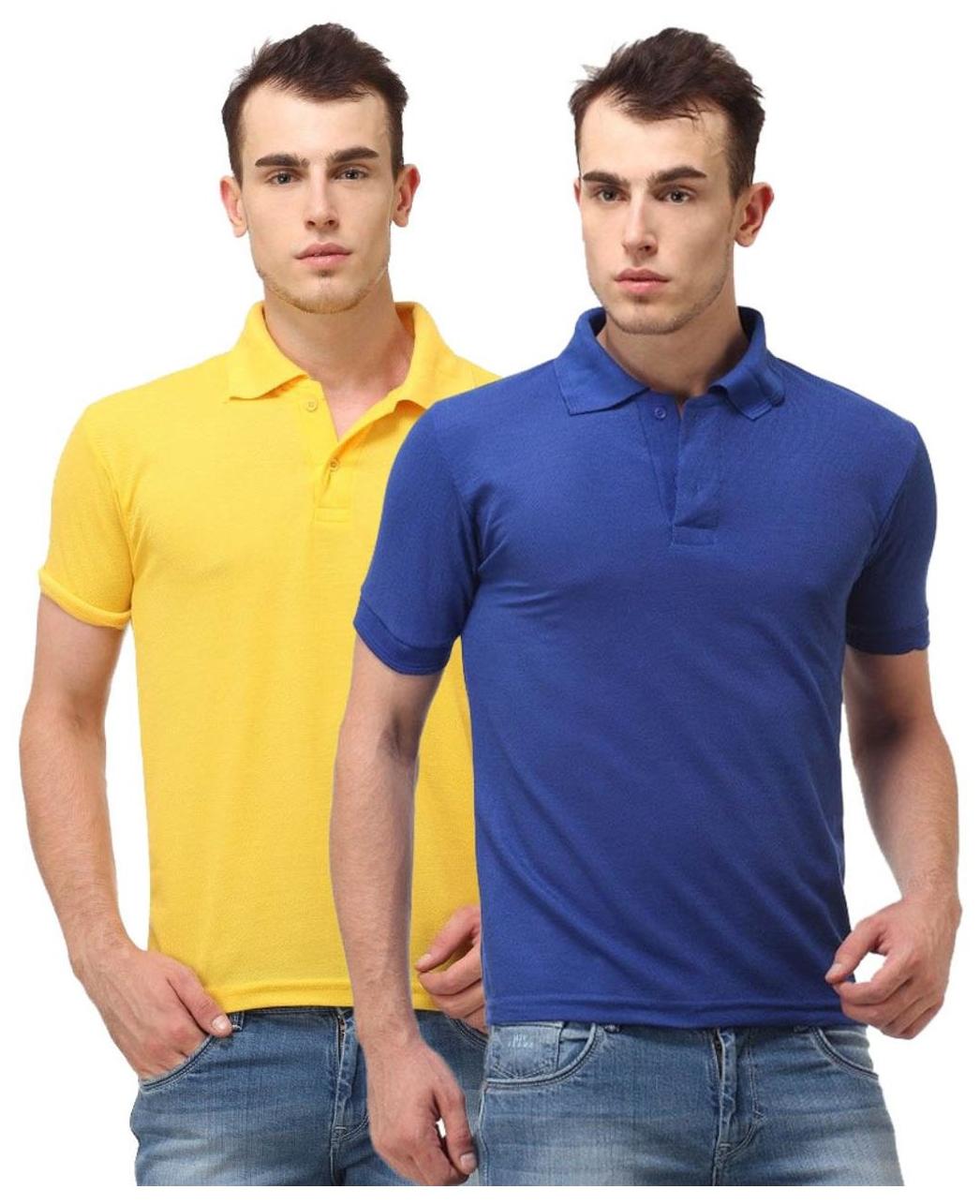 

Ansh Fashion Wear Men Multi Regular fit Cotton Polo collar T-Shirt - Pack Of 2