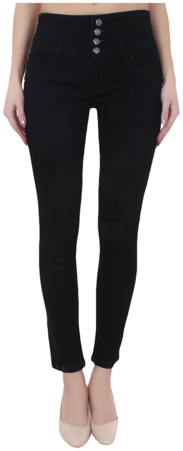 

Ansh Fashion Wear Women Black Straight fit Jeans