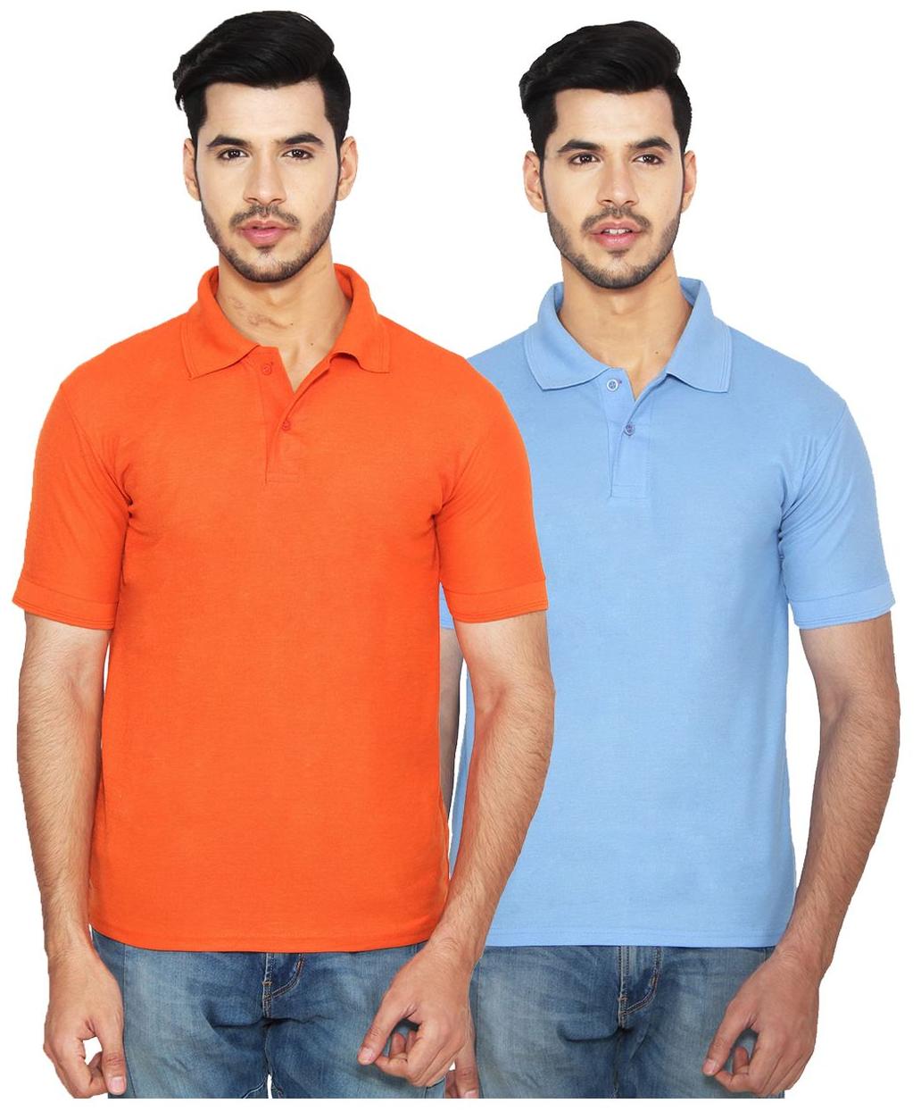 

Ansh Fashion Wear Men Multi Regular fit Cotton Polo collar T-Shirt - Pack Of 2