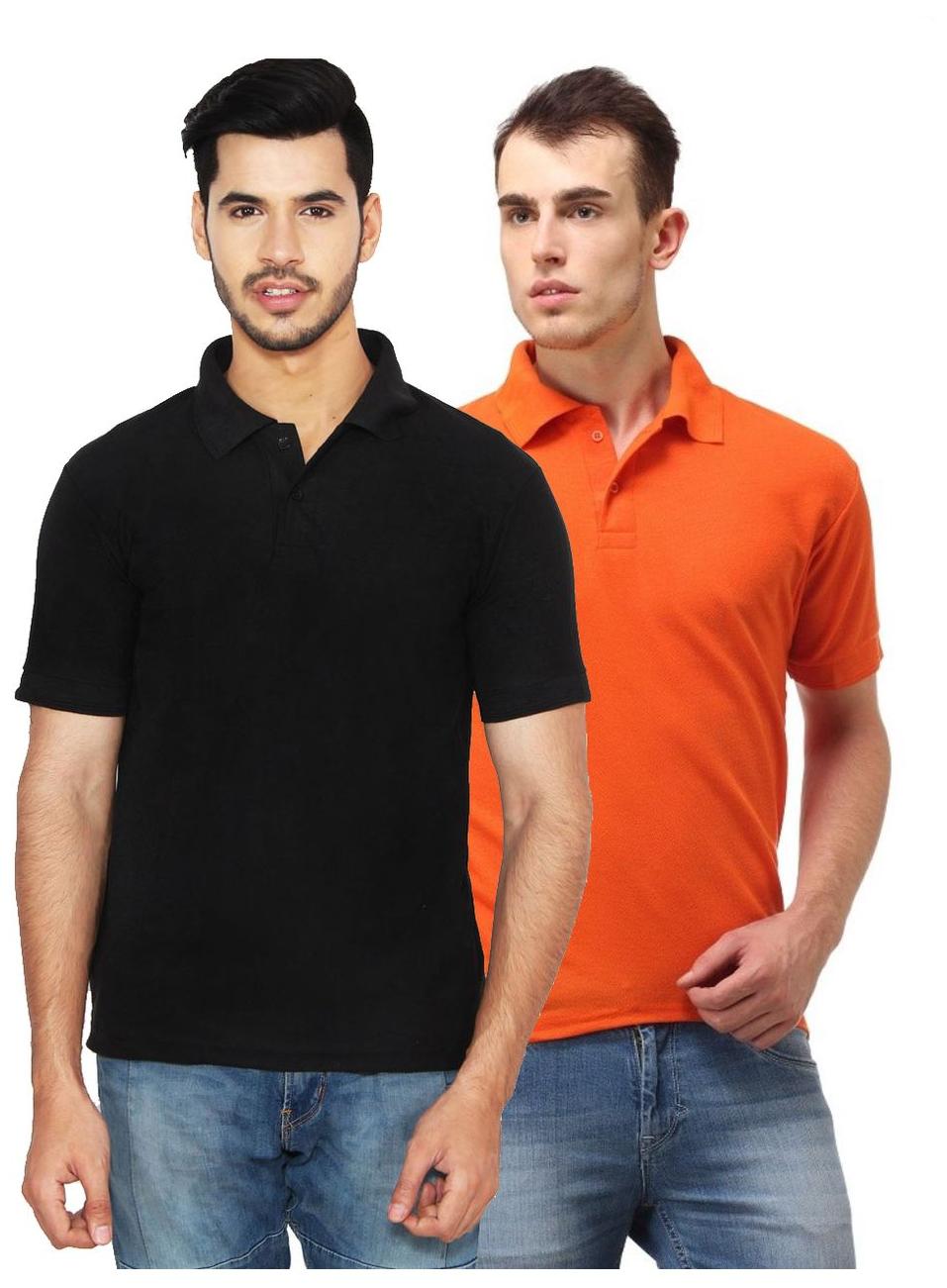 

Ansh Fashion Wear Men Black Loose fit Cotton Polo collar T-Shirt - Pack Of 1