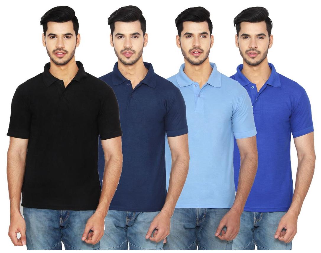 

Ansh Fashion Wear Men Multi Regular fit Cotton Polo collar T-Shirt - Pack Of 1