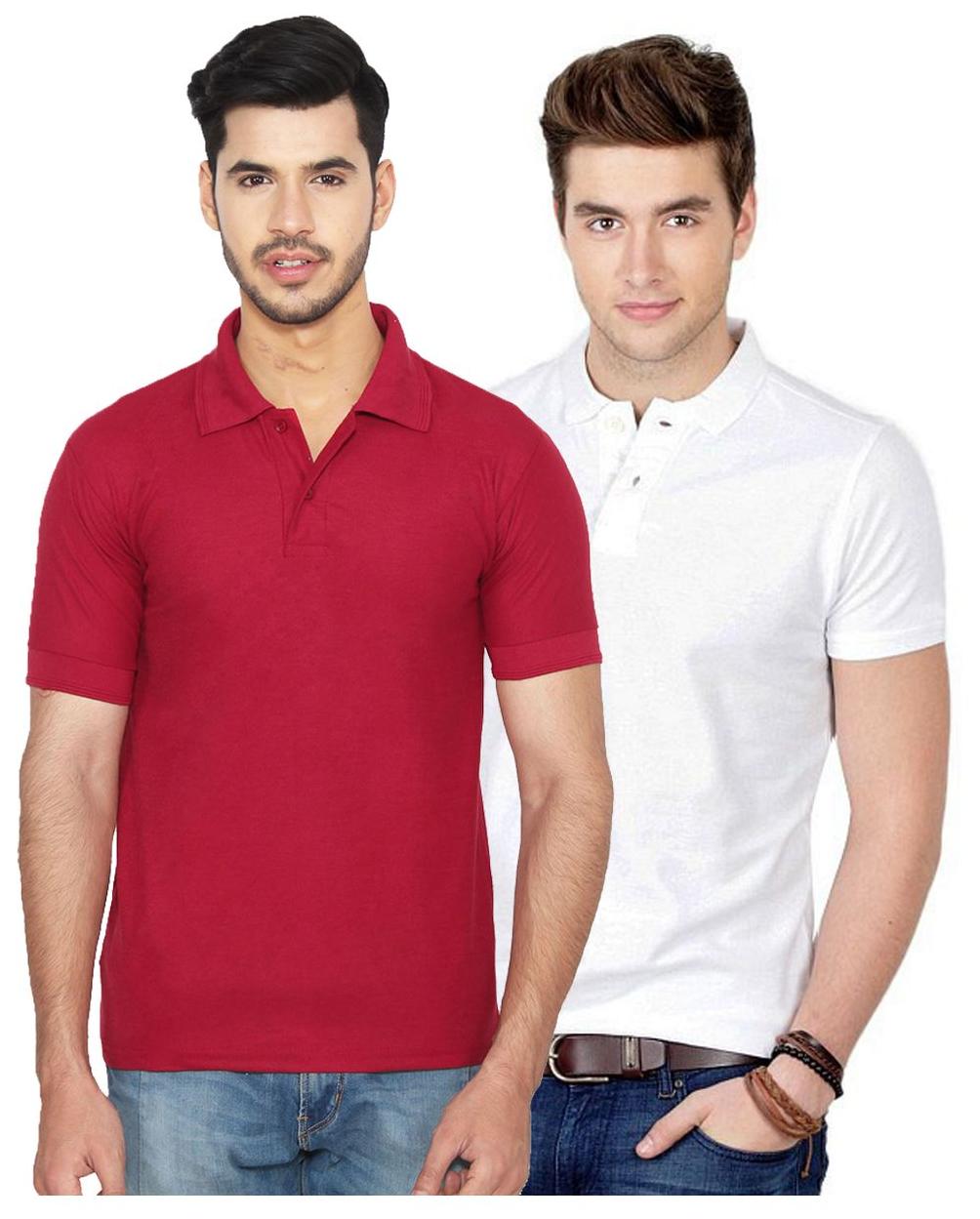 

Ansh Fashion Wear Men Maroon Regular fit Cotton Polo collar T-Shirt - Pack Of 1