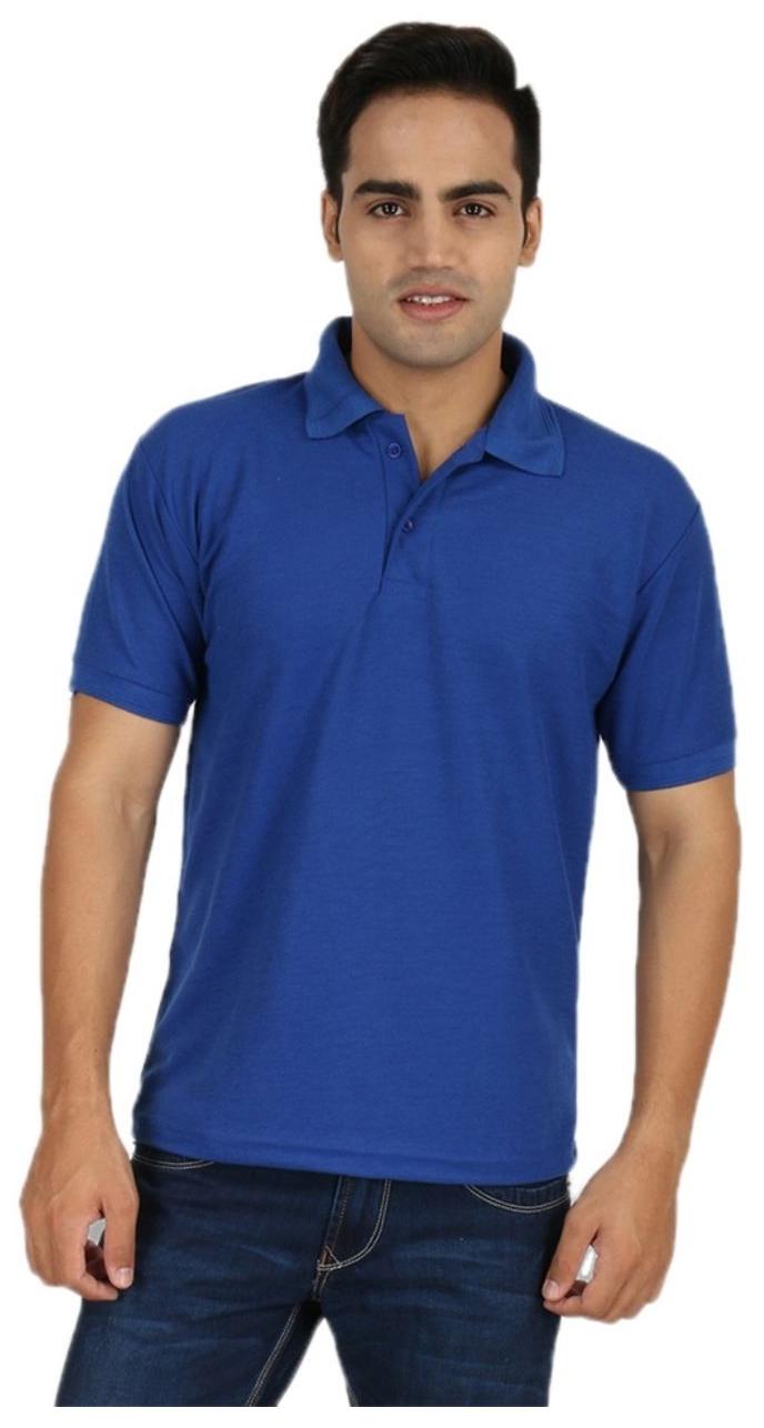 

Ansh Fashion Wear Men Blue Regular fit Cotton Polo collar T-Shirt - Pack Of 1