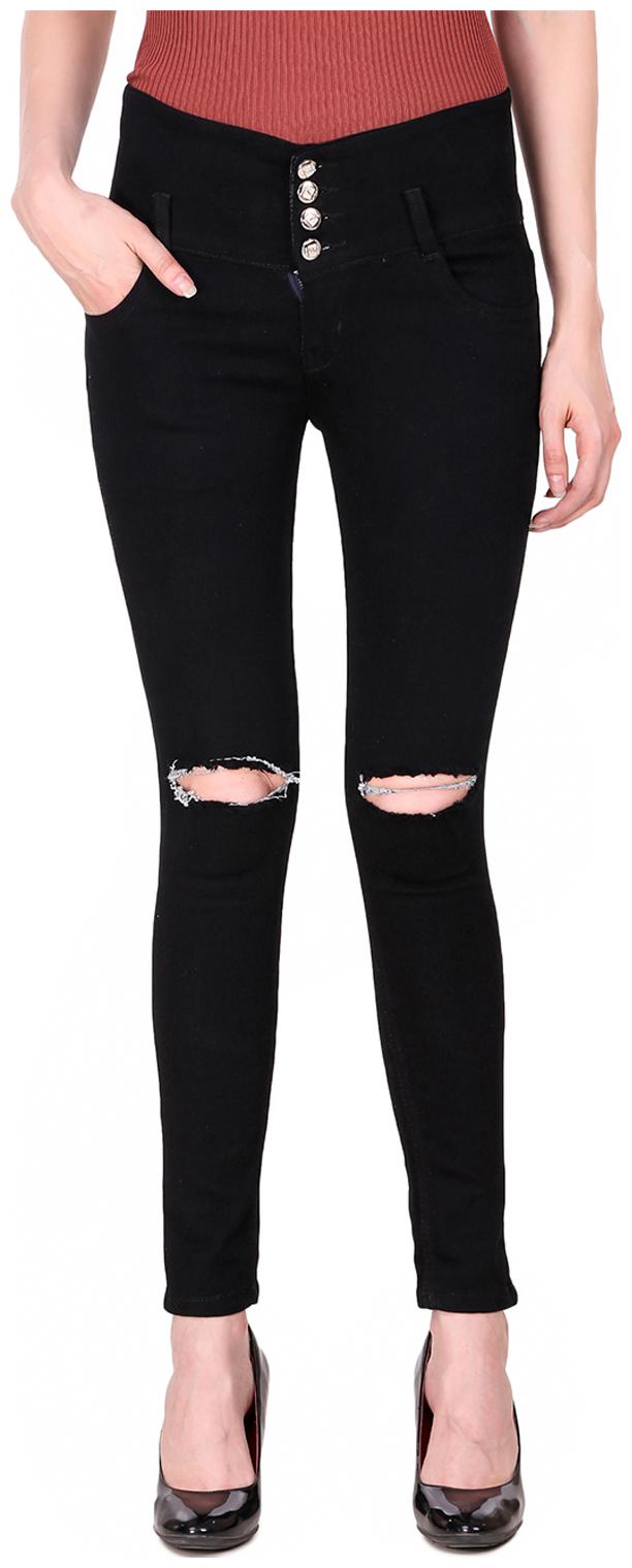 

Ansh Fashion Wear Women Black Straight fit Jeans
