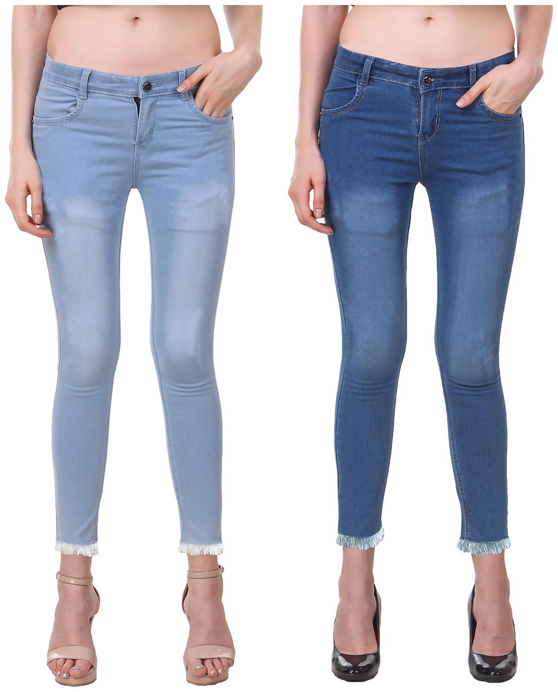 

Ansh Fashion Wear Women Blue Straight fit Jeans