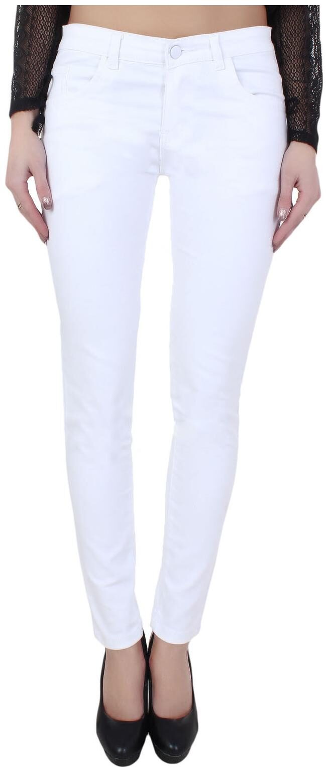 

Ansh Fashion Wear Women White Straight fit Jeans