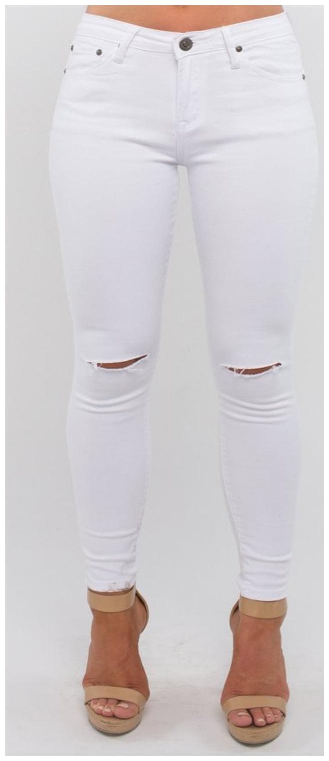 

Ansh Fashion Wear Women White Straight fit Jeans
