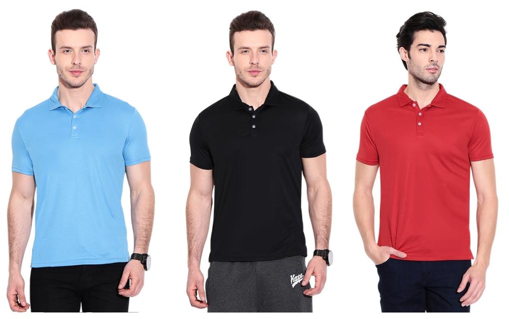 

Ansh Fashion Wear Men Blue Regular fit Cotton Polo collar T-Shirt - Pack Of 1
