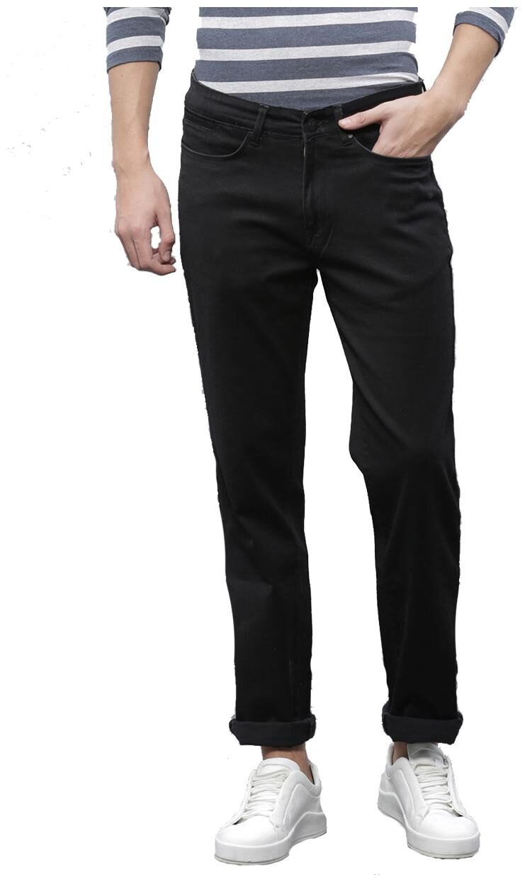 

Ansh Fashion Wear Men Black Regular Fit Jeans