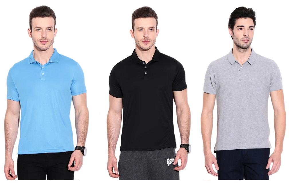 

Ansh Fashion Wear Men Multi Regular fit Cotton Polo collar T-Shirt - Pack Of 1
