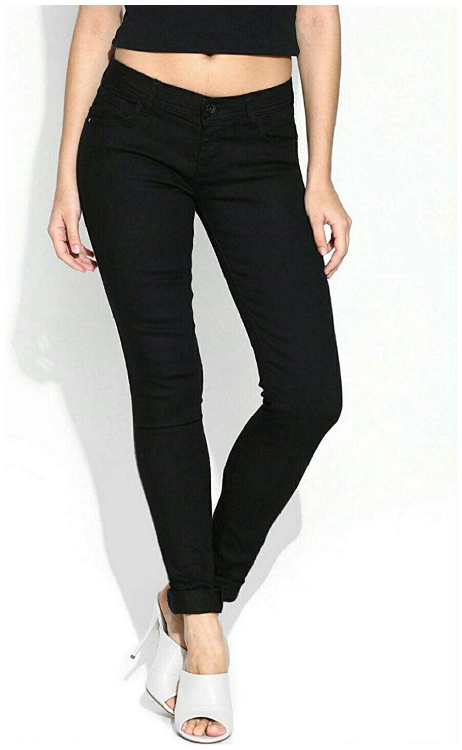 

Ansh Fashion Wear Women Black Straight fit Jeans