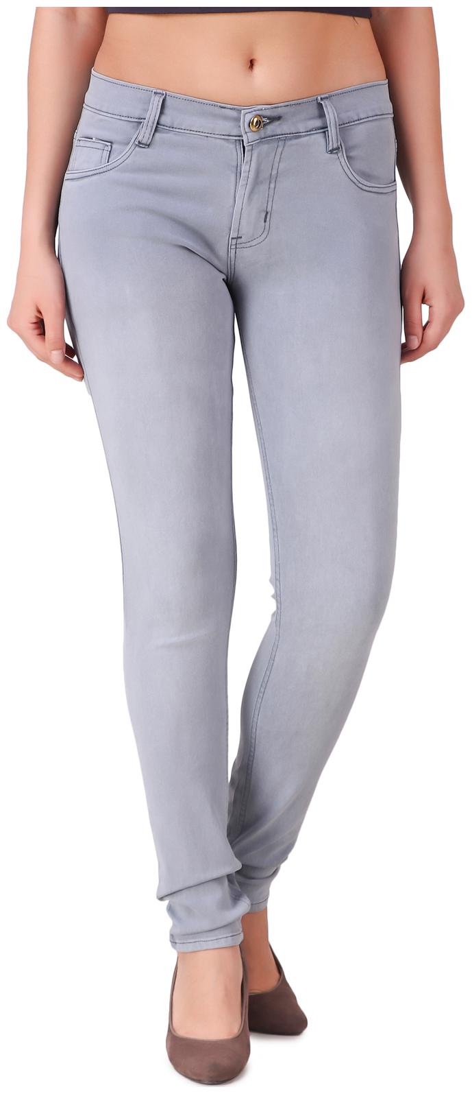 

Ansh Fashion Wear Women Grey Straight fit Jeans