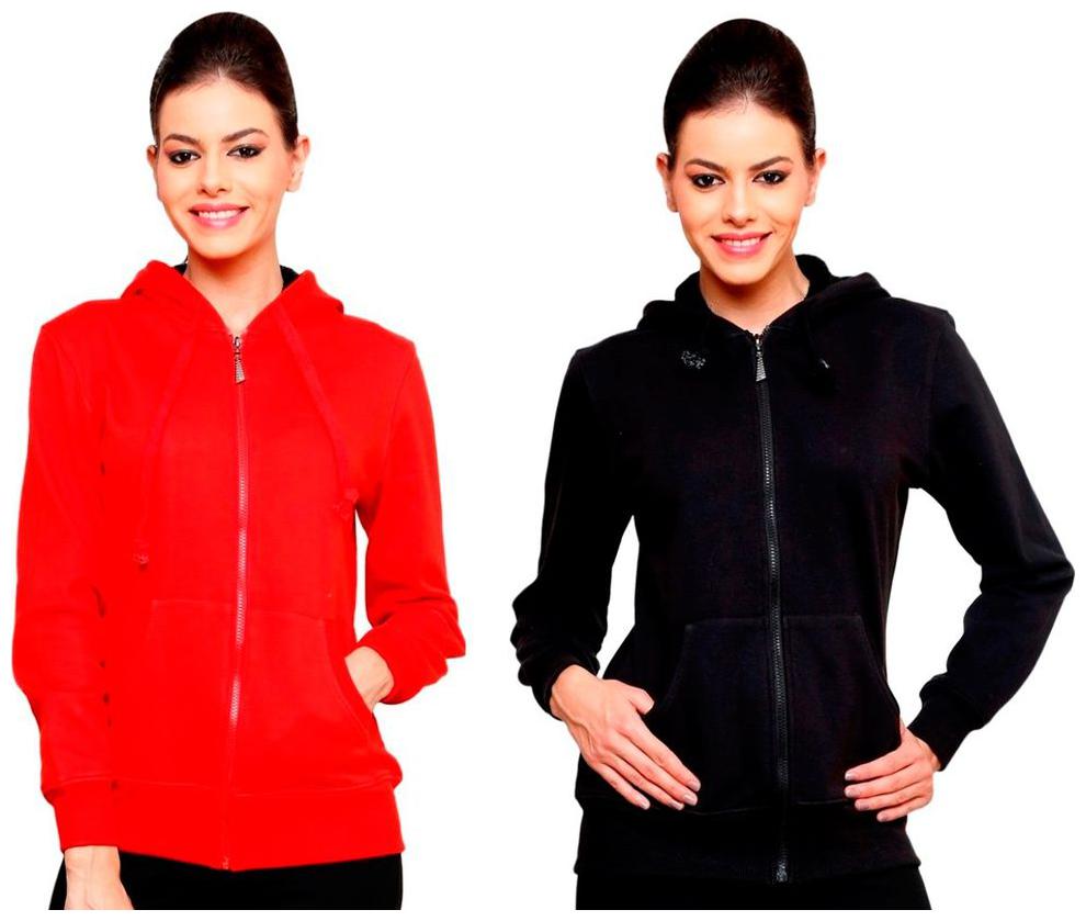 

Ansh Fashion Wear Women Solid Sweatshirt - Red