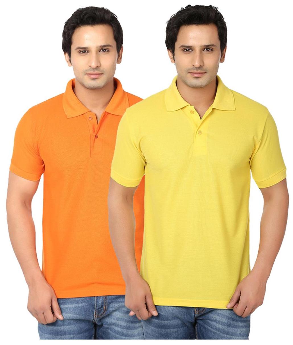 

Ansh Fashion Wear Men Multi Regular fit Cotton Polo collar T-Shirt - Pack Of 2