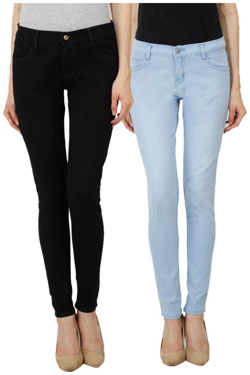 

Ansh Fashion Wear Women Black Straight fit Jeans