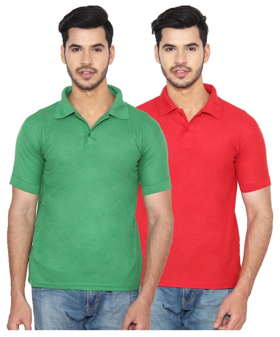 

Ansh Fashion Wear Men Green Regular fit Cotton Polo collar T-Shirt - Pack Of 1