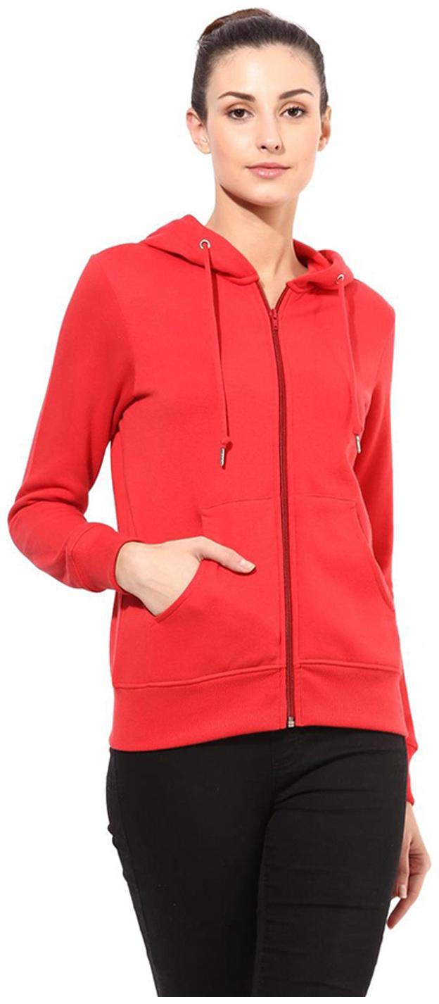

Ansh Fashion Wear Red Cotton Blend Sweatshirt