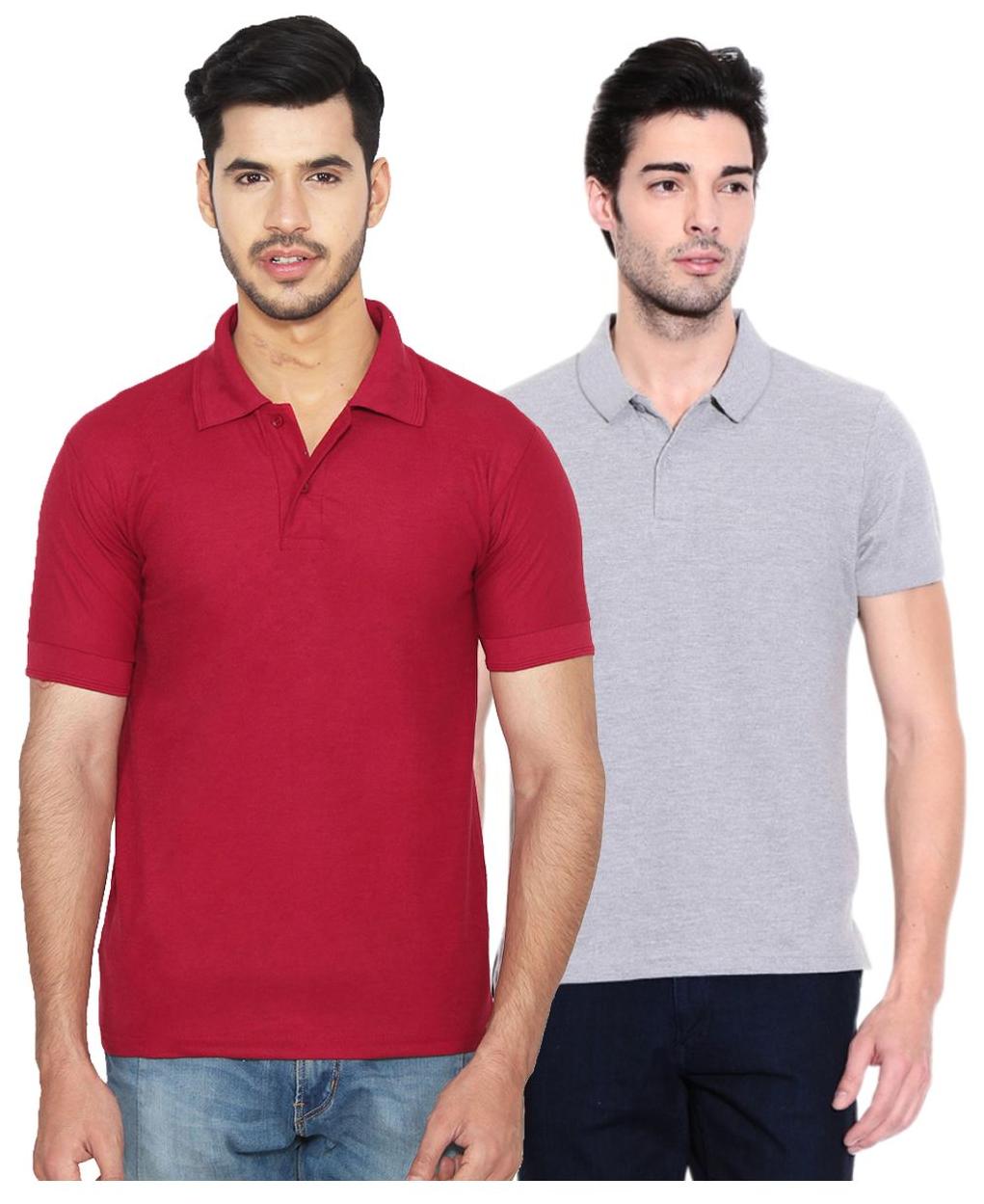 

Ansh Fashion Wear Men Maroon Regular fit Cotton Polo collar T-Shirt - Pack Of 1
