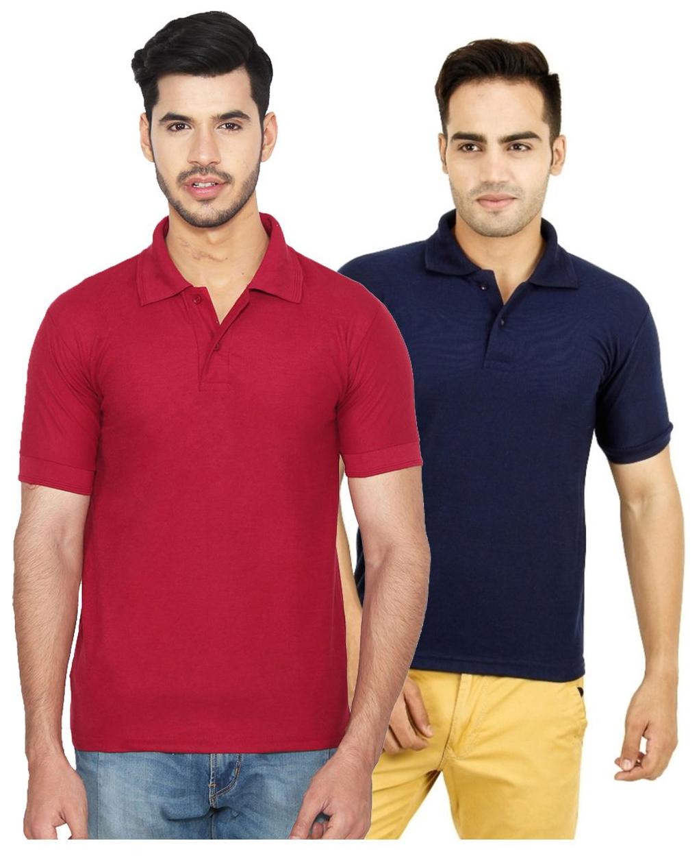 

Ansh Fashion Wear Men Maroon Regular fit Cotton Polo collar T-Shirt - Pack Of 1