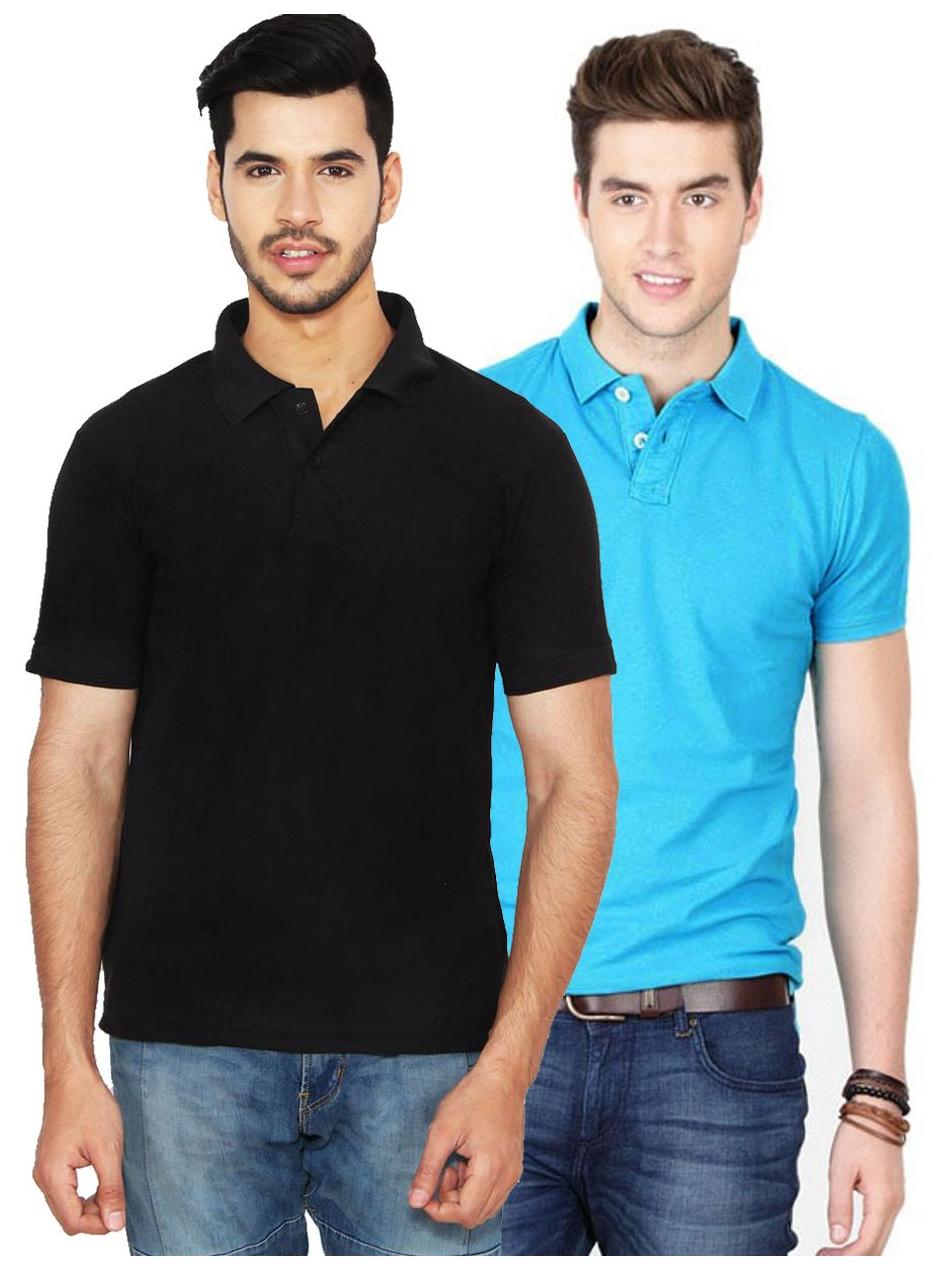 

Ansh Fashion Wear Men Black Loose fit Cotton Polo collar T-Shirt - Pack Of 1