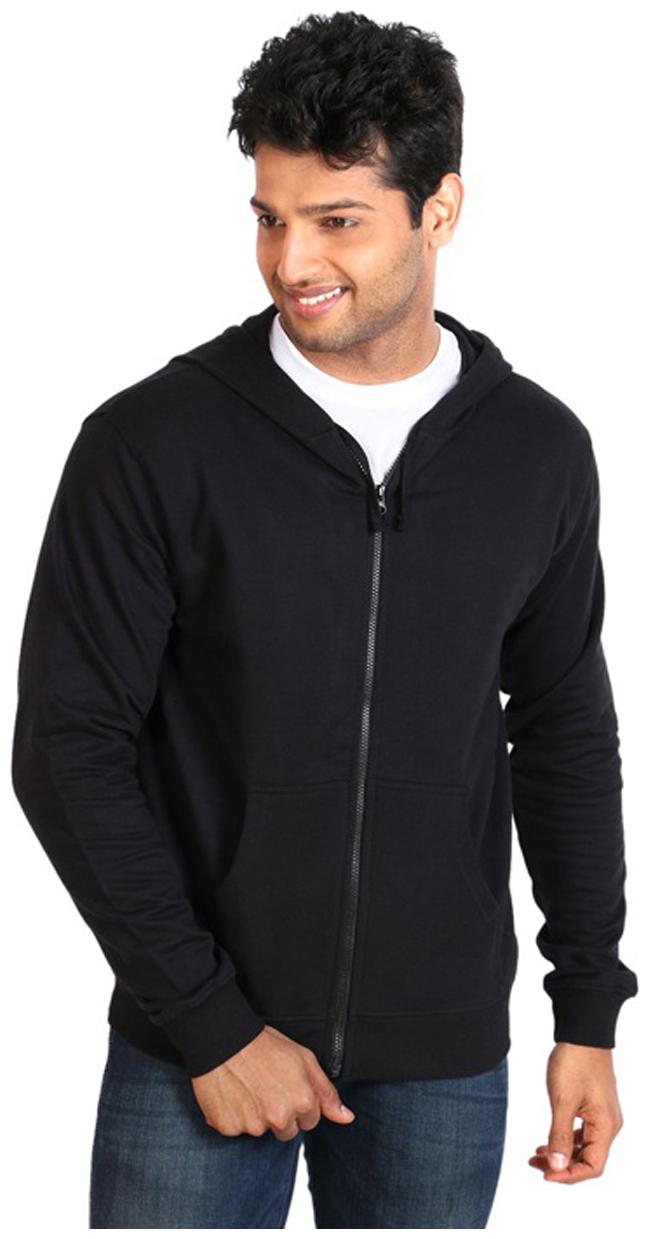 

Ansh Fashion Wear Men Black Hooded Hoodie