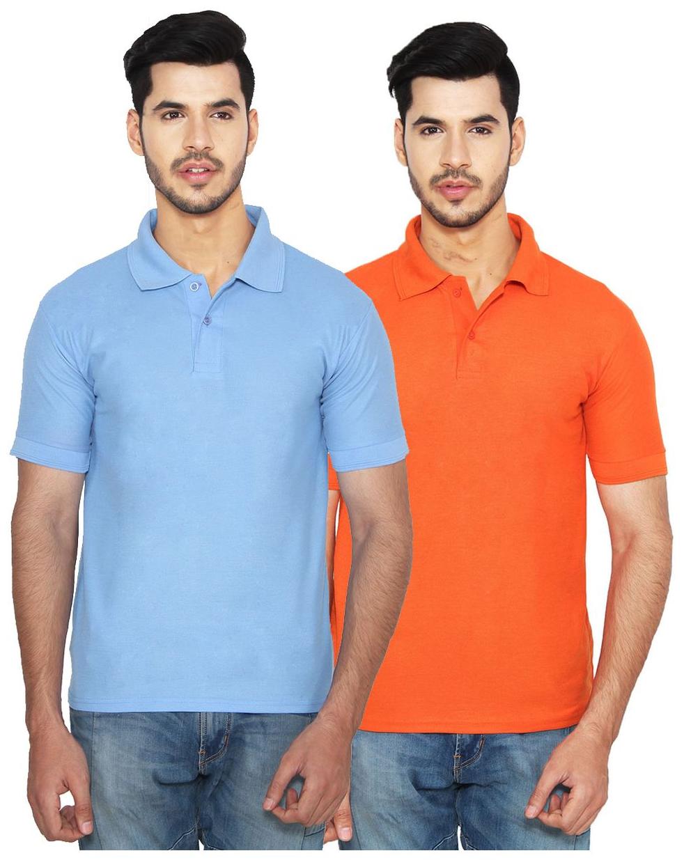

Ansh Fashion Wear Men s Cotton Blend Polo T-Shirt Pack Of 2