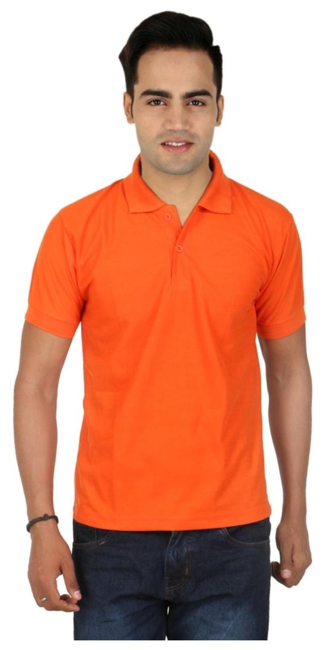 

Ansh Fashion Wear Men Orange Regular fit Cotton Polo collar T-Shirt - Pack Of 1