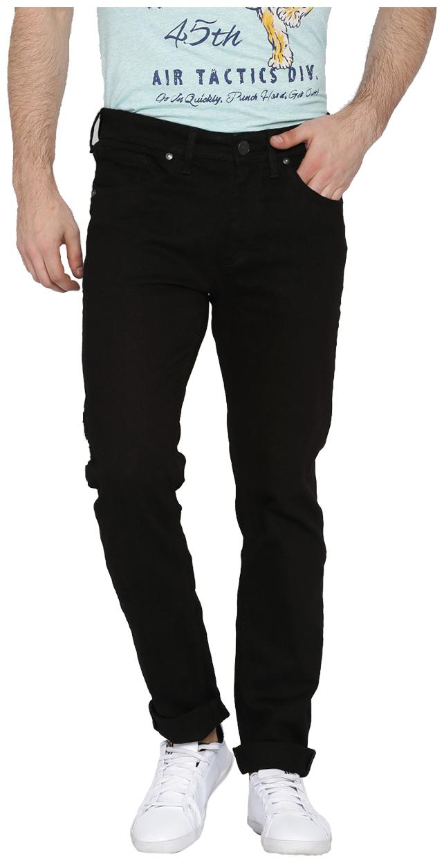 

Ansh Fashion Wear Men Black Regular Fit Jeans