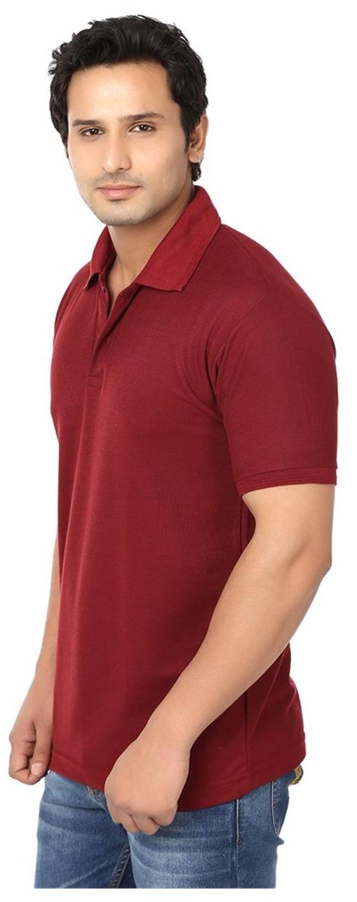 

Ansh Fashion Wear Men Red Regular fit Cotton High neck T-Shirt - Pack Of 1