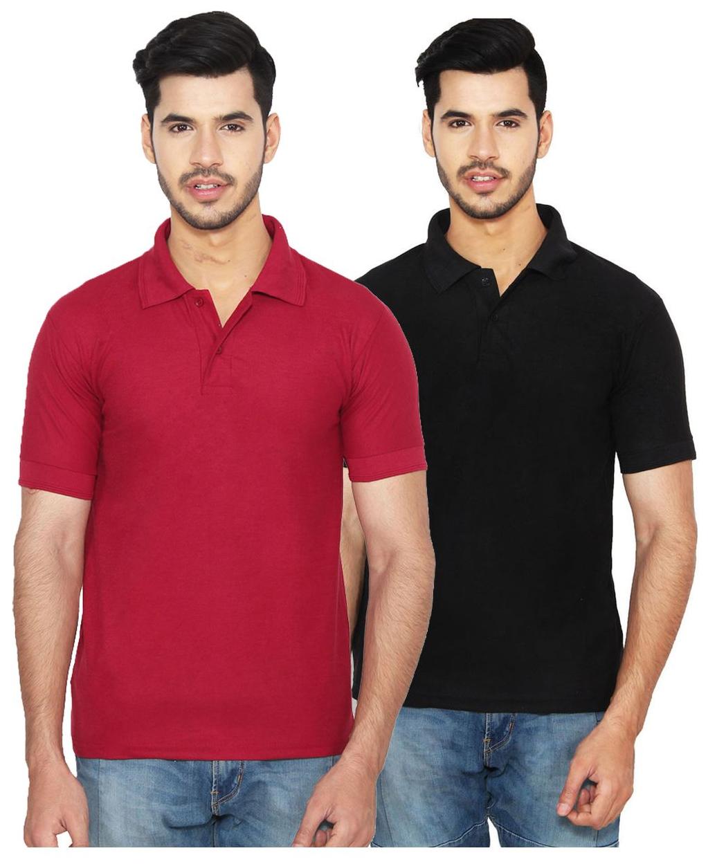 

Ansh Fashion Wear Men Maroon Regular fit Cotton Polo collar T-Shirt - Pack Of 1