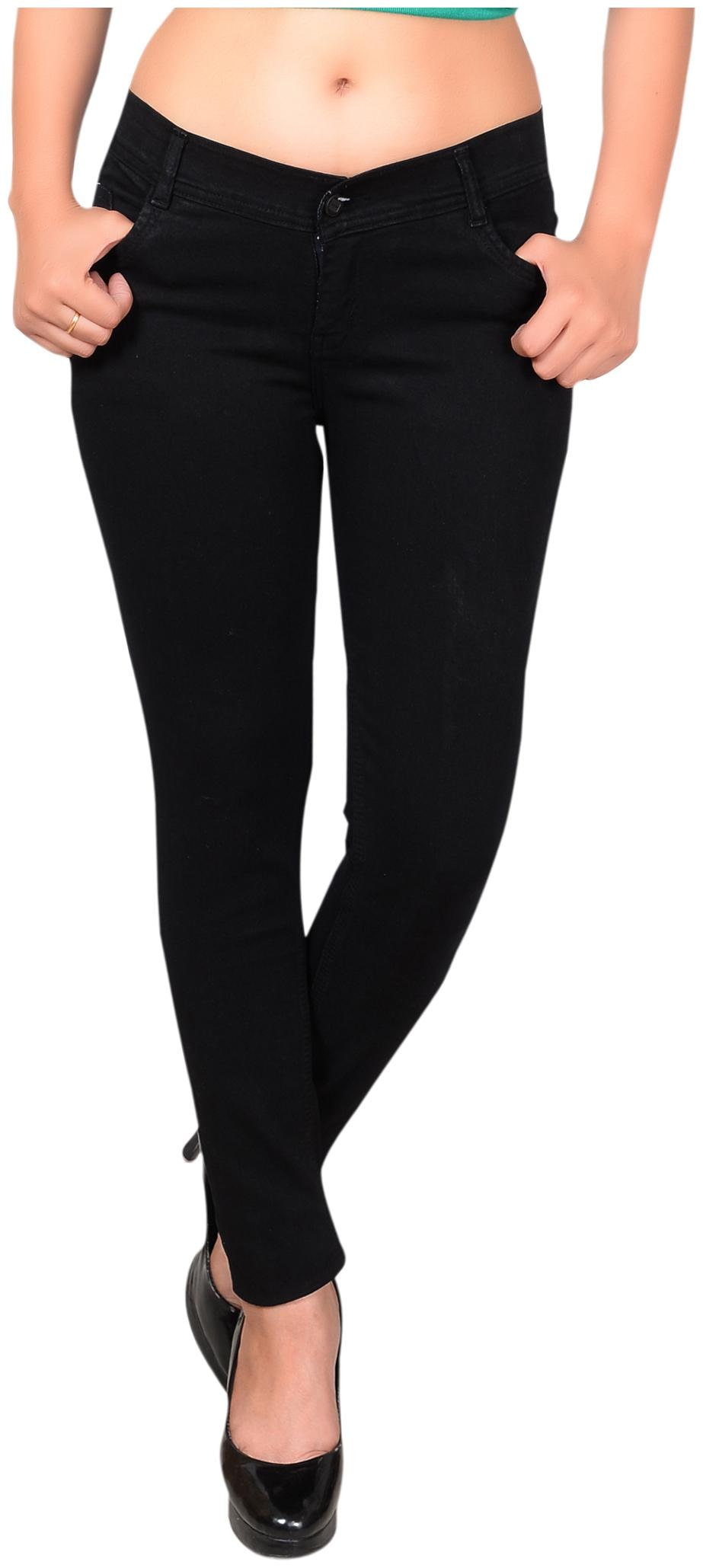 

Ansh Fashion Wear Women Black Straight fit Jeans